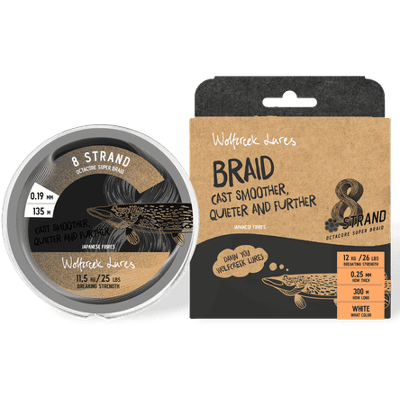 Wolfcreek Lures Wolfcreek OctaCore Super Braid Brun X8 Trådig Flätlina 135m (Diameter / Brottstyrka: 0.24mm / 17.5kg) Wolfcreek Lures Wolfcreek OctaCore Super Braid Brun X8 Trådig Flätlina 135m (Diameter / Brottstyrka: 0.24mm / 17.5kg)