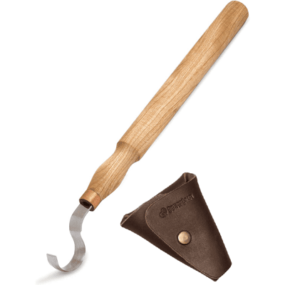 BeaverCraft Tools BeaverCraft SK2 Lång Skedkniv 30mm med Slida BeaverCraft Tools BeaverCraft SK2 Lång Skedkniv 30mm med Slida