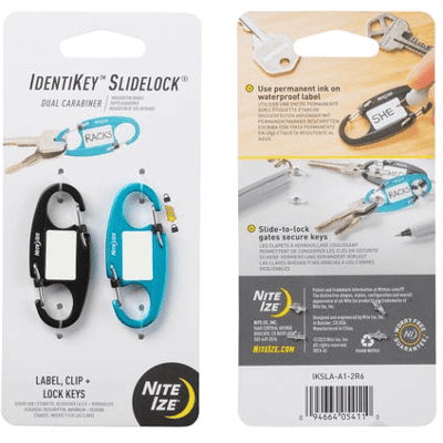 Nite Ize IdentiKey Slidelock Dual Carabiner 2st Nite Ize IdentiKey Slidelock Dual Carabiner 2st