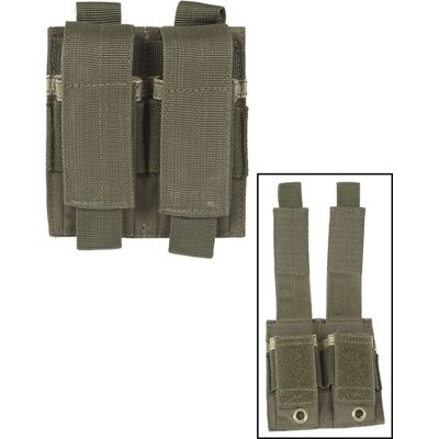 Mil-Tec Pistolmagasinficka Dubbel Molle (Färg: Oliv) Mil-Tec Pistolmagasinficka Dubbel Molle (Färg: Oliv)