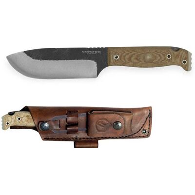 Condor Selknam Kniv - Bushcraft - Hel Tång - Brun Condor Selknam Kniv - Bushcraft - Hel Tång - Brun