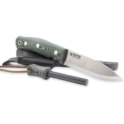 Casström No.10 Swedish Forest Knife - Grön Micarta med Eldstål Rostfritt Casström No.10 Swedish Forest Knife - Grön Micarta med Eldstål Rostfritt