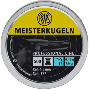 RWS Ammunition RWS Meisterkugeln Pistol Blå 4,50mm 0,45g 500st