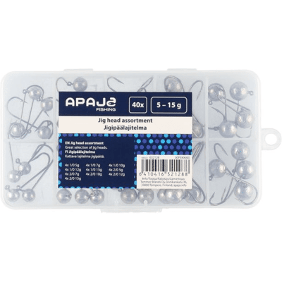 Apaja Jiggkrokar Mix 5-15g 40st Apaja Jiggkrokar Mix 5-15g 40st