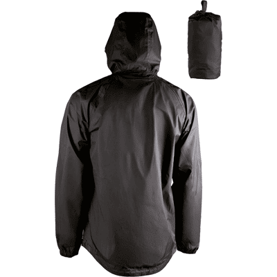 Mil-Tec Regnjacka Quickpack (Färg: Svart, Storlek: Large) Mil-Tec Regnjacka Quickpack (Färg: Svart, Storlek: Large)