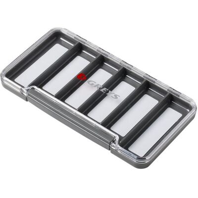 Greys Fishing Greys Slim Waterproof Fly Box (Utformning: 6 Fack) Greys Fishing Greys Slim Waterproof Fly Box (Utformning: 6 Fack)
