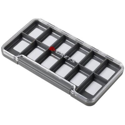 Greys Fishing Greys Slim Waterproof Fly Box (Utformning: 12 Fack) Greys Fishing Greys Slim Waterproof Fly Box (Utformning: 12 Fack)