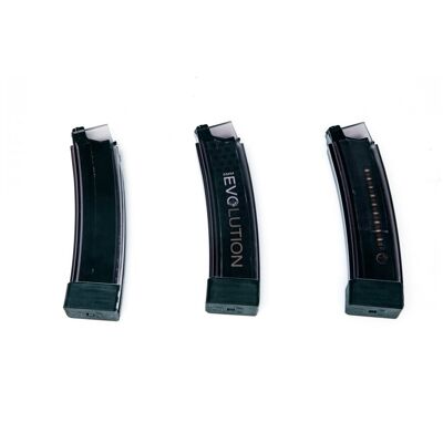 ASG Magasin - Scorpion EVO 3 A1 6mm 75rds Smoke 3-pack ASG Magasin - Scorpion EVO 3 A1 6mm 75rds Smoke 3-pack