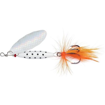 Abu Garcia Reflex Vit Spinnare 12g (Färg: White Flash) Abu Garcia Reflex Vit Spinnare 12g (Färg: White Flash)
