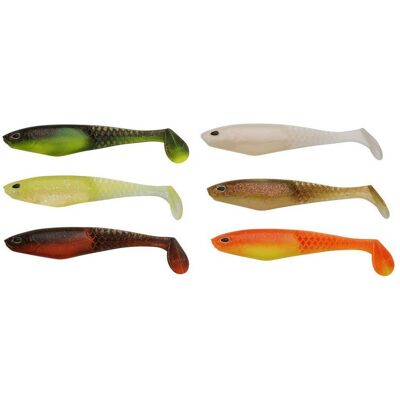 Berkley PowerBait Cullshad Jigg Mixpack 10cm 8g 6st (Färg: Mörkt Vatten) Berkley PowerBait Cullshad Jigg Mixpack 10cm 8g 6st (Färg: Mörkt Vatten)
