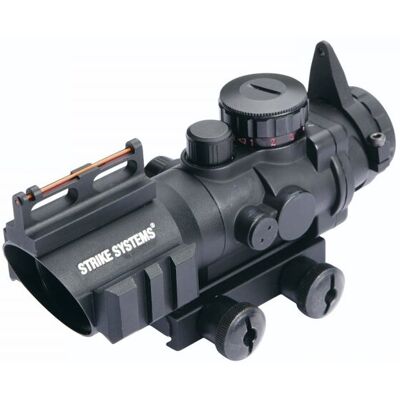 ASG Strike Systems 4x32 Red/Green Cross Sight w/ Fibreoptics ASG Strike Systems 4x32 Red/Green Cross Sight w/ Fibreoptics