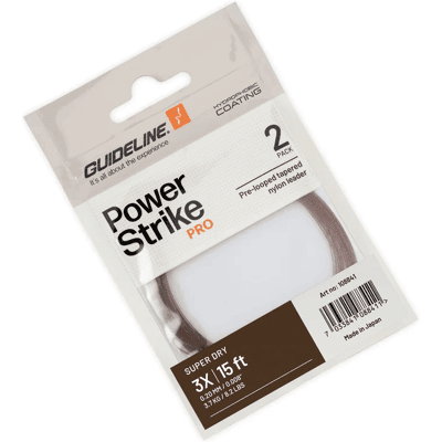 Guideline Tafs Power Strike PRO Super Dry 15' 2 Pack (Grovlek Spets: 3X 0,20) Guideline Tafs Power Strike PRO Super Dry 15' 2 Pack (Grovlek Spets: 3X 0,20)