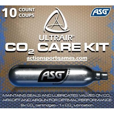 ASG Ultrair Care Kit 9+1 12g CO2 ASG Ultrair Care Kit 9+1 12g CO2