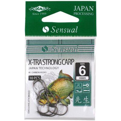 Mikado X-Tra Strong Carp 10 Pack (Storlek: 16) Mikado X-Tra Strong Carp 10 Pack (Storlek: 16)