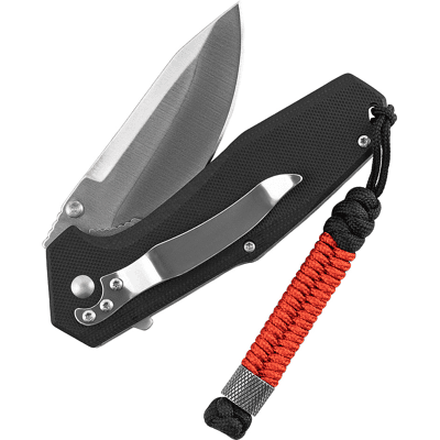 M-Tac Knife Lanyard Fish&Cylindre (Färg: Svart/Röd) M-Tac Knife Lanyard Fish&Cylindre (Färg: Svart/Röd)