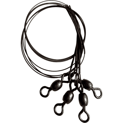 Rapala Terminal Tackle 1x7-Trådig Stålvajer med Lekande 4pack 23cm/23kg Rapala Terminal Tackle 1x7-Trådig Stålvajer med Lekande 4pack 23cm/23kg