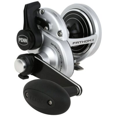 PENN Fishing PENN Havsfiske Rulle Fathom II Bent Handle 2 Speed (Storlek & Vevsida: 15LD2 275m/0.38mm Höger) PENN Fishing PENN Havsfiske Rulle Fathom II Bent Handle 2 Speed (Storlek & Vevsida: 15LD2 275m/0.38mm Höger)
