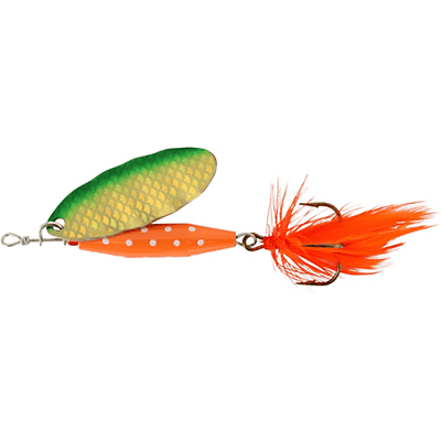 Abu Garcia Reflex Röd Spinnare 7g (Färg: Green Flash) Abu Garcia Reflex Röd Spinnare 7g (Färg: Green Flash)