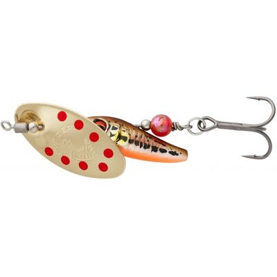 Savage Gear Sticklebait Spinnare 3 9,1g (Färg: Minnow Gold Red) Savage Gear Sticklebait Spinnare 3 9,1g (Färg: Minnow Gold Red)