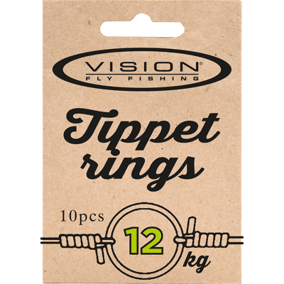 Vision Fly Fishing Vision Tippet Rings (Model: Small 12kg) Vision Fly Fishing Vision Tippet Rings (Model: Small 12kg)