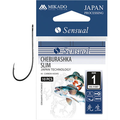 Mikado Sensual Cheburaska Slim Hook (Storlek: 5/0) Mikado Sensual Cheburaska Slim Hook (Storlek: 5/0)