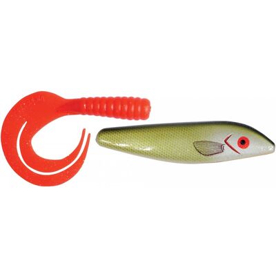 Wiggler Vicke Pike Tail 40cm 80g (Färg: Skitmört / Röd Glitter) Wiggler Vicke Pike Tail 40cm 80g (Färg: Skitmört / Röd Glitter)