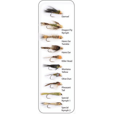 Wiggler Hurricane Fly Flugkollektion - Torrflugor 10p #12 Wiggler Hurricane Fly Flugkollektion - Torrflugor 10p #12