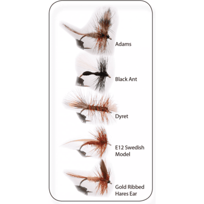 Wiggler Hurricane Fly Flugkollektion - Torrflugor 5p #12 Wiggler Hurricane Fly Flugkollektion - Torrflugor 5p #12
