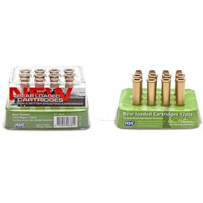 ASG Dan Wesson CNC Cartridges 6mm DW Rear Load - 12 pcs. ASG Dan Wesson CNC Cartridges 6mm DW Rear Load - 12 pcs.