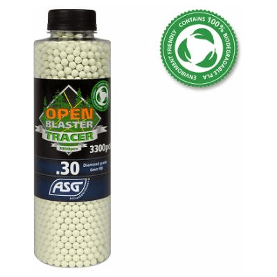 ASG Open Blaster Tracer Bio BBs 0,30g 3300st ASG Open Blaster Tracer Bio BBs 0,30g 3300st