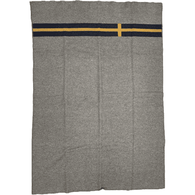 Briv Ullfilt Merino med Svensk Flagga 140x205cm Briv Ullfilt Merino med Svensk Flagga 140x205cm