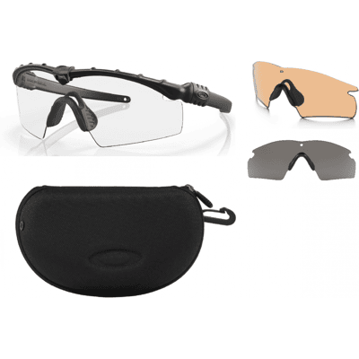 Oakley SI M-Frame 3.0 Black Array 3-Lens Clear, Grey, Persimmon EN166 Oakley SI M-Frame 3.0 Black Array 3-Lens Clear, Grey, Persimmon EN166