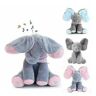 Musik Elefant plysch leksak fylld sjungande docka Baby Barn Present (Gr