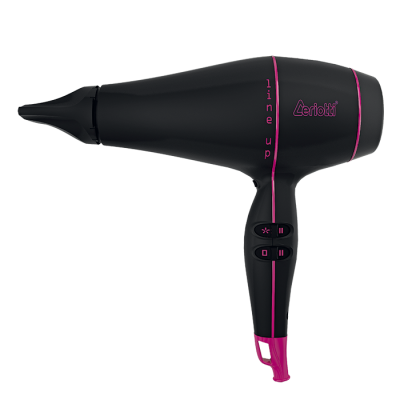 Line Ceriotti Line Up Soft Touch Black/Pink 2200W Hårfön Hairdryer