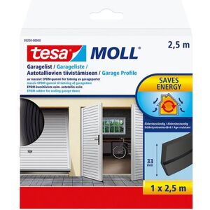 Tesa 05220-00000-01 Garagelist Epdm, 2.5 M X 33 Mm, Svart, Tejp & Tätningslister