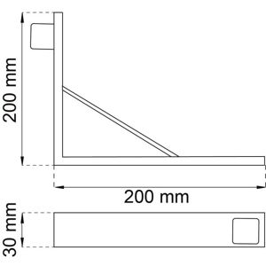 Habo 9184577 Dörrstopp 200x200 Mm, Dörrar