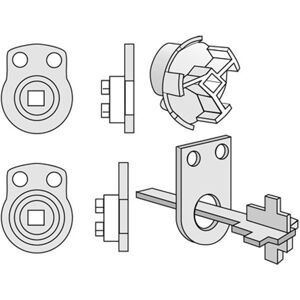 Assa 468436800057 Vredmedbringare Förzinkad 63 Mm, Dörrar