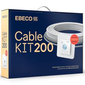 Ebeco Cable Kit 200 Golvvärmekit 1710w 155 M, Värme