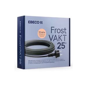 Ebeco Frostvakt 25 Värmekabel Självreglerande, 25w/m 12 M, Installation