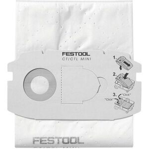 Festool Sc Fis-Ct Midi Selfclean Filterpåse 5-Pack, Städ- & Rengöringsmaskiner