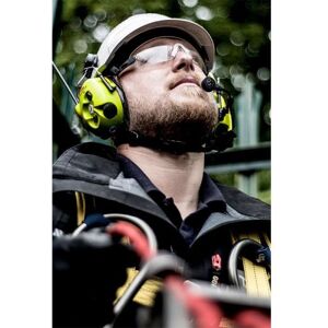 3M Peltor Ws Litecom Iii Hörselskydd Med Hjälmfäste, Bluetooth, Hi-Viz, Hörselskydd