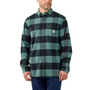 Carhartt 105432 Flanellskjorta Grön/svart Grön/svart, Arbetskläder