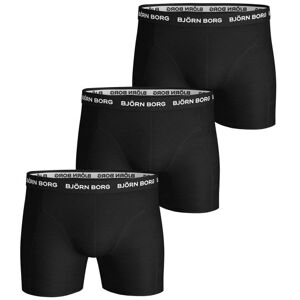 Björn Borg Sammy Solid Kalsong Svart, 3-Pack Svart, Arbetskläder