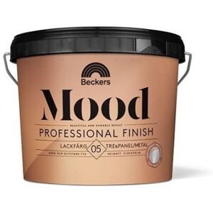 Beckers Lackfärg, Mood Pro Finish 05 Helmatt, 3l, Vit, Färg & Tapeter