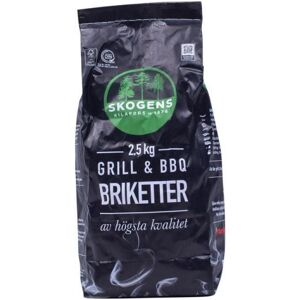 Skogens 401001 Grillbriketter 2,5 Kg, Matlagning & Grillar