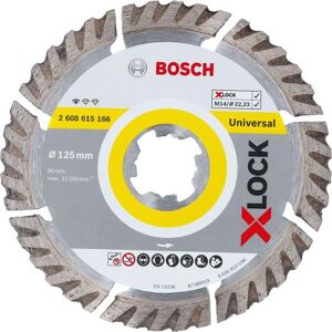 Bosch Standard For Universal Diamantkapskiva Med X-Lock 125 × 22,23 × 2 × 10 Mm, Kapa, Slipa & Polera