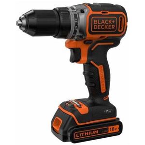 Black & Decker Bl186k1b2-Qw Skruvdragare Med Batteri Och Laddare, Batteridrivna Verktyg