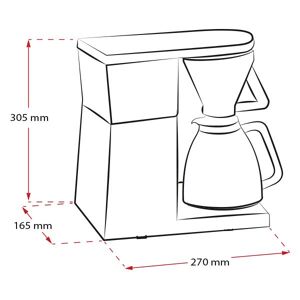 Melitta Excellent 4.0 Kaffebryggare Stål, 1455 W, Matlagning & Grillar