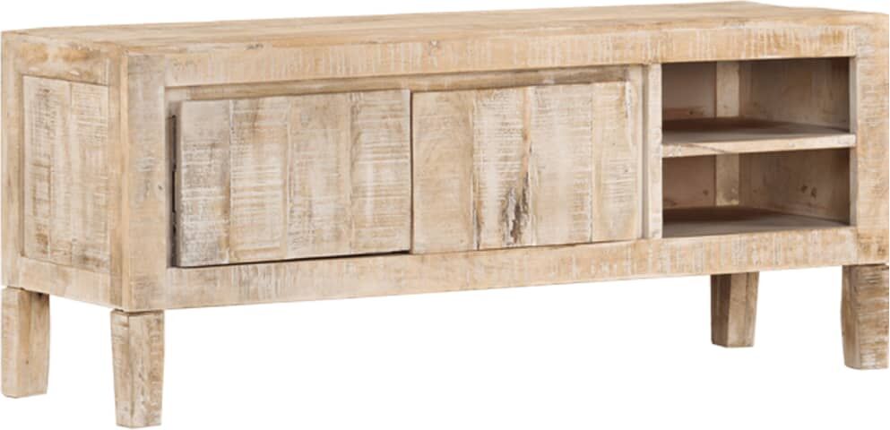 vidaXL TV-bänk 118x35x46 cm massivt mangoträ vidaXL TV-bänk 118x35x46 cm massivt mangoträ