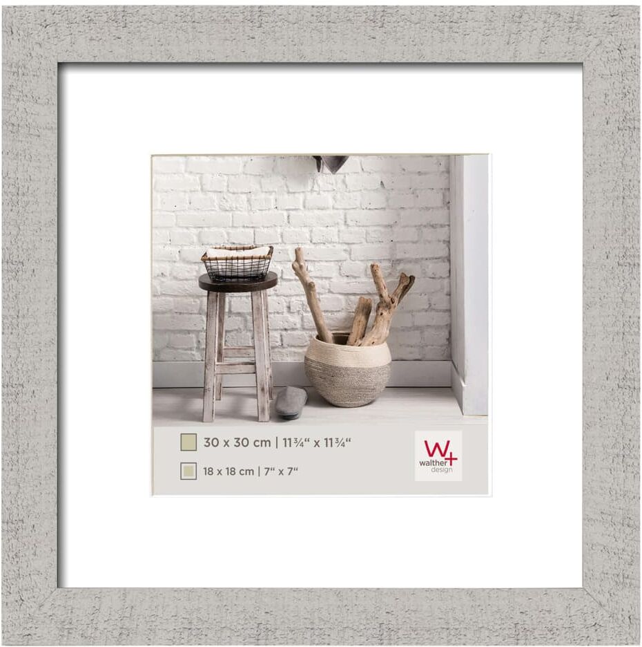 Walther Design Fotoram Home 30x30 cm ljusgrå Walther Design Fotoram Home 30x30 cm ljusgrå